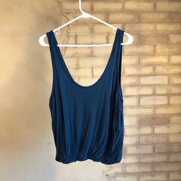 Free People Teal Bubble Tank - Picture 3 of 5